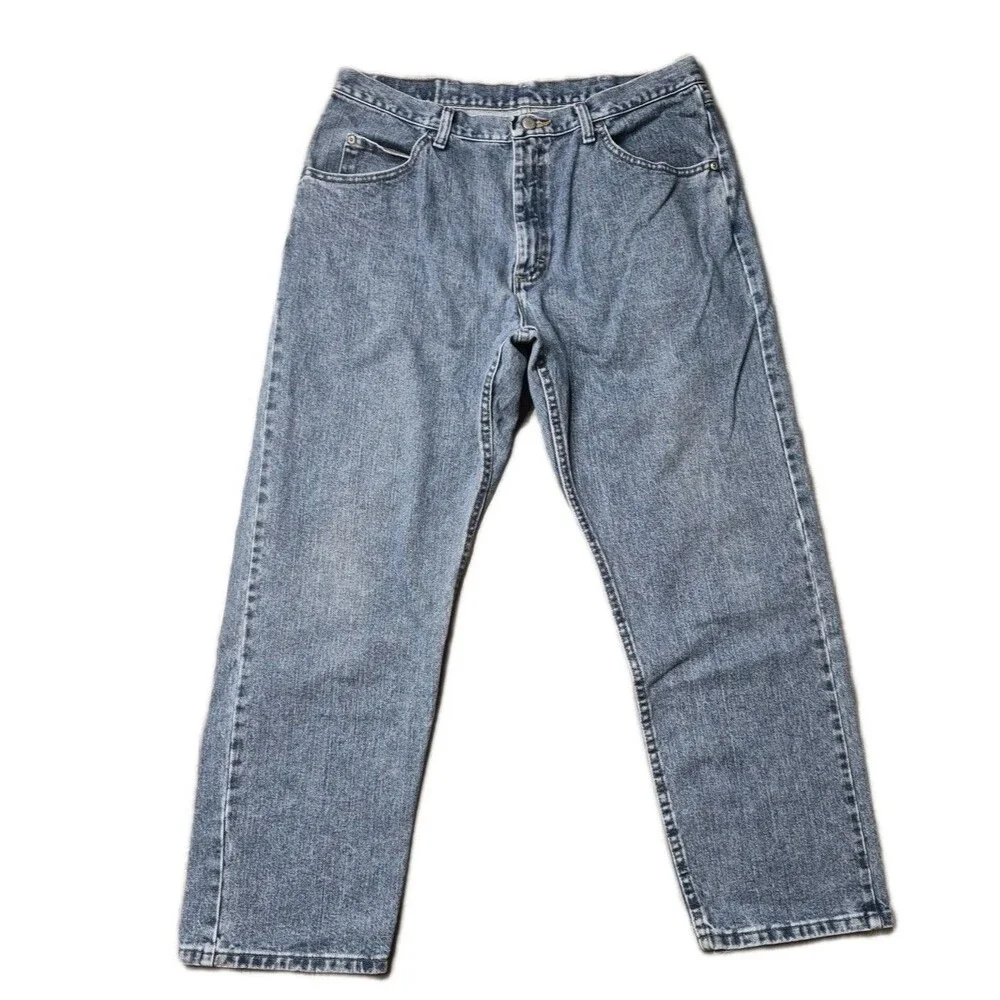 Vintage Wrangler Men's Jeans Regular Fit Size 36 X  30 Faded Blue